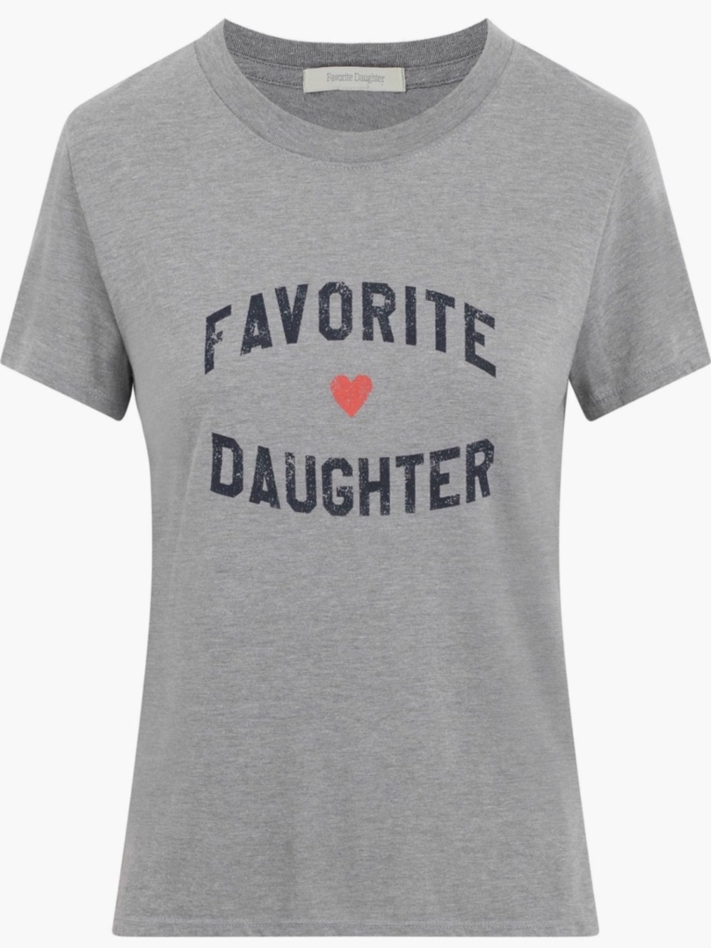 FAVORITE DAUGHTER THE FAVORITE DAUGHTER TEE IN HEATHER GREY